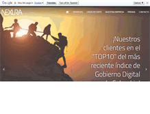 Tablet Screenshot of nexura.com